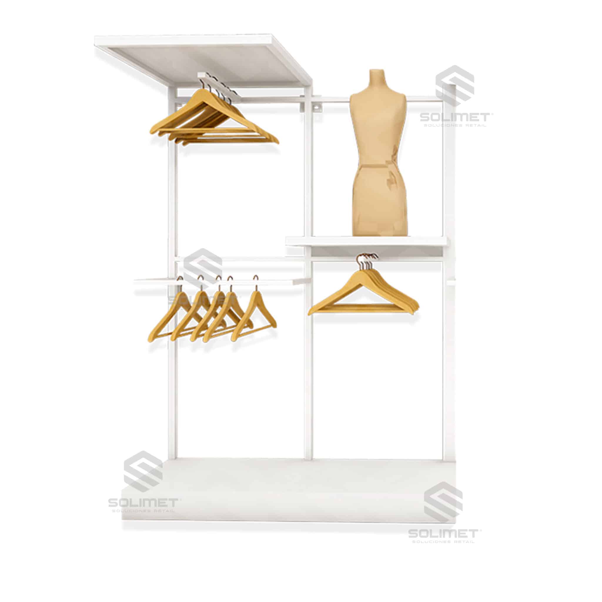 Counter Para Ropa Pvc Estantes y Exhibidores para Tiendas de Ropa Fabricación a Medida